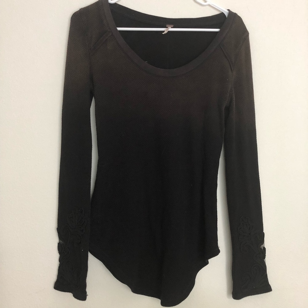 Free People dip dye thermal worn once